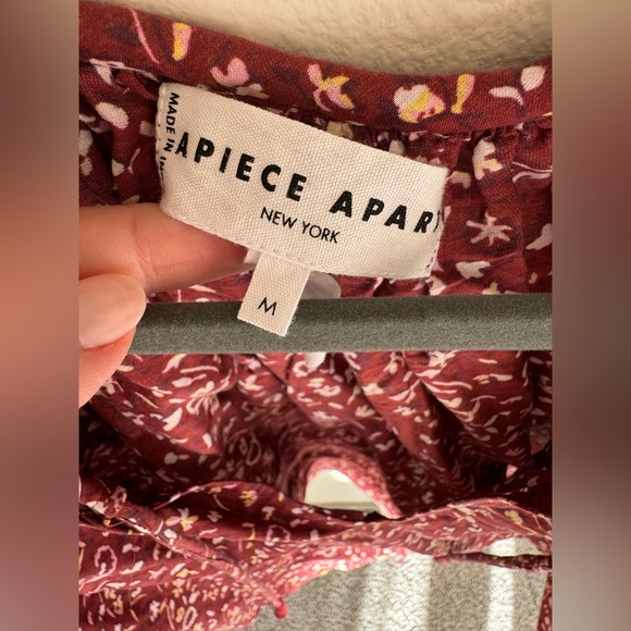NWOT Apiece Apart Blouse top. Women’s Med. slightly cropped - Picture 5 of 8